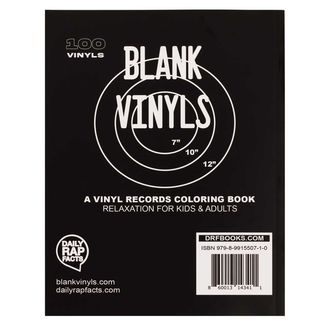 Blank Vinyls: A Vinyl Records Coloring Book