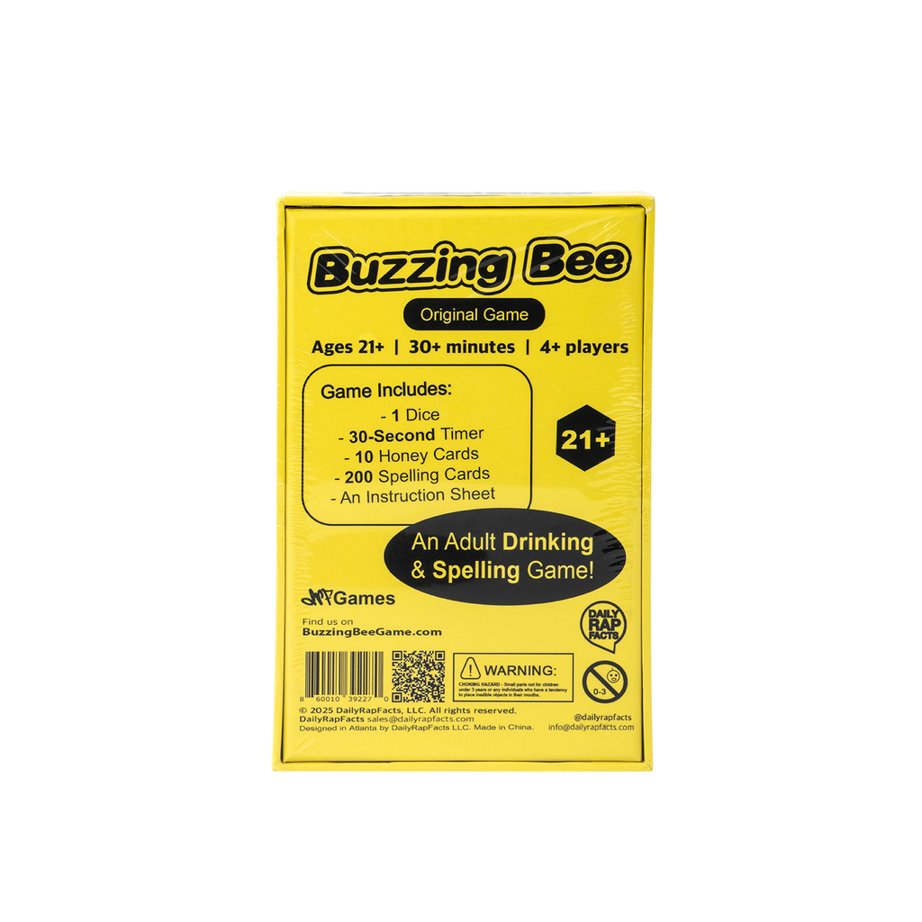 Back of Buzzing Bee Game
