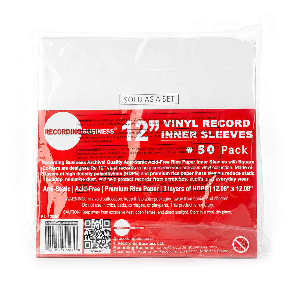 12” Vinyl Record Inner Sleeves