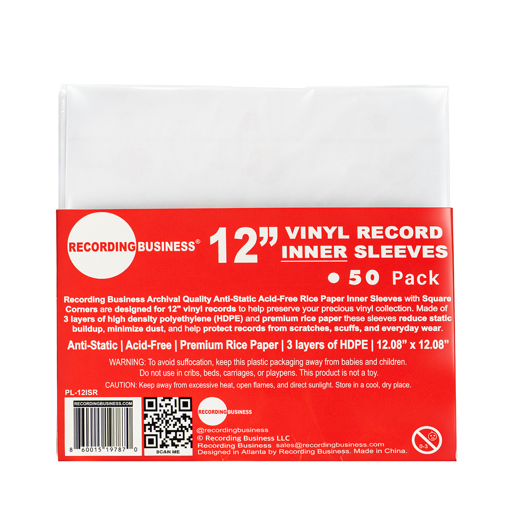 12” Vinyl Record Inner Sleeves