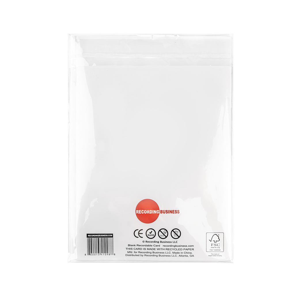 Blank Recordable Greeting Card