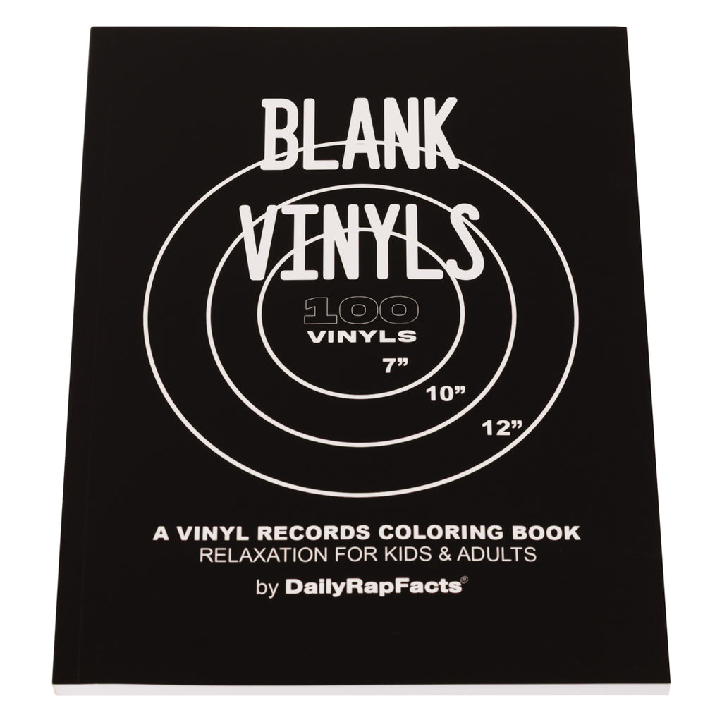 Blank Vinyls: A Vinyl Records Coloring Book