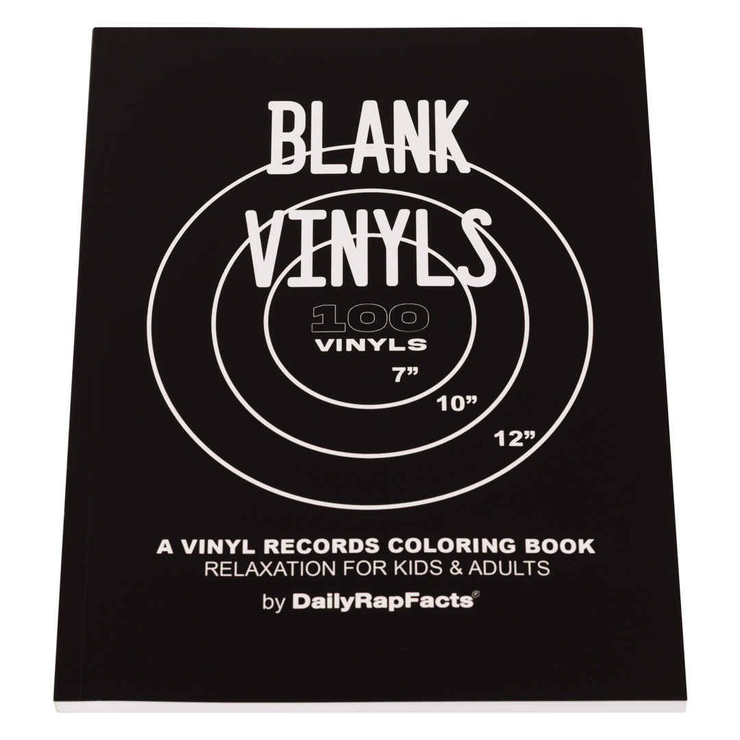 Blank Vinyls: A Vinyl Records Coloring Book