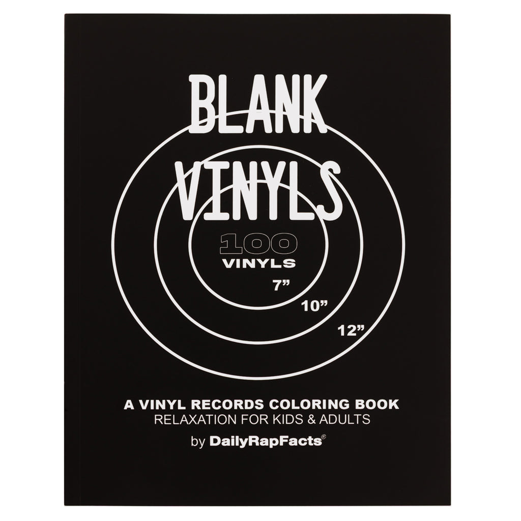 Blank Vinyls: A Vinyl Records Coloring Book