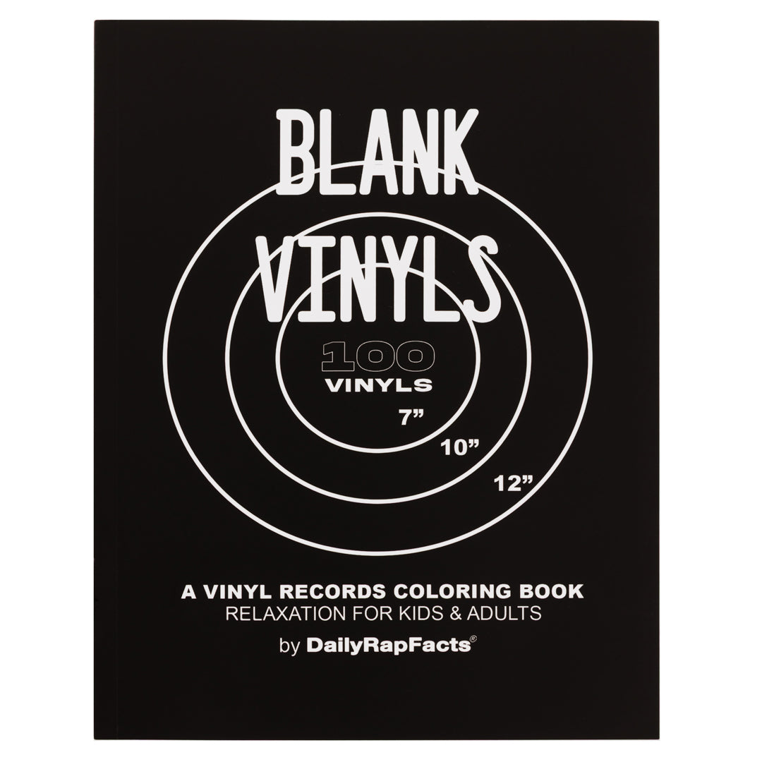 Blank Vinyls: A Vinyl Records Coloring Book