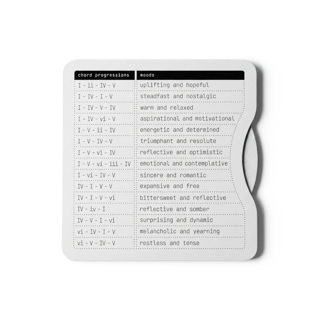 Chordii Music Theory Wheel (Chord Wheel for Songwriting & Learning)