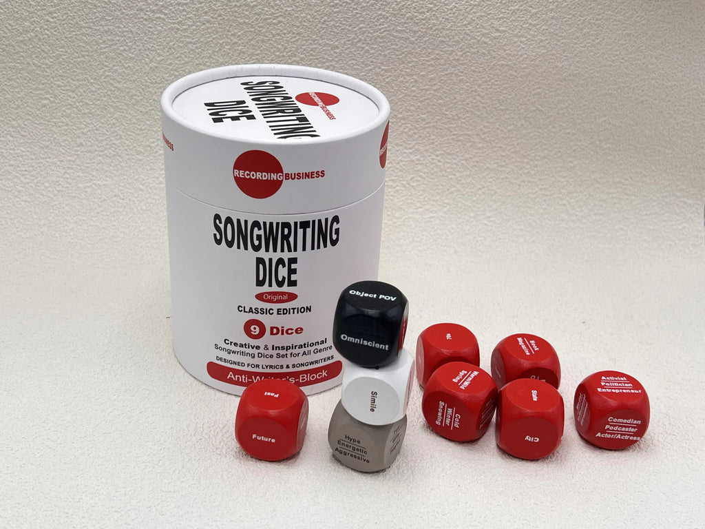 Songwriting Dice: 9 Songwriting Dice for All Genres