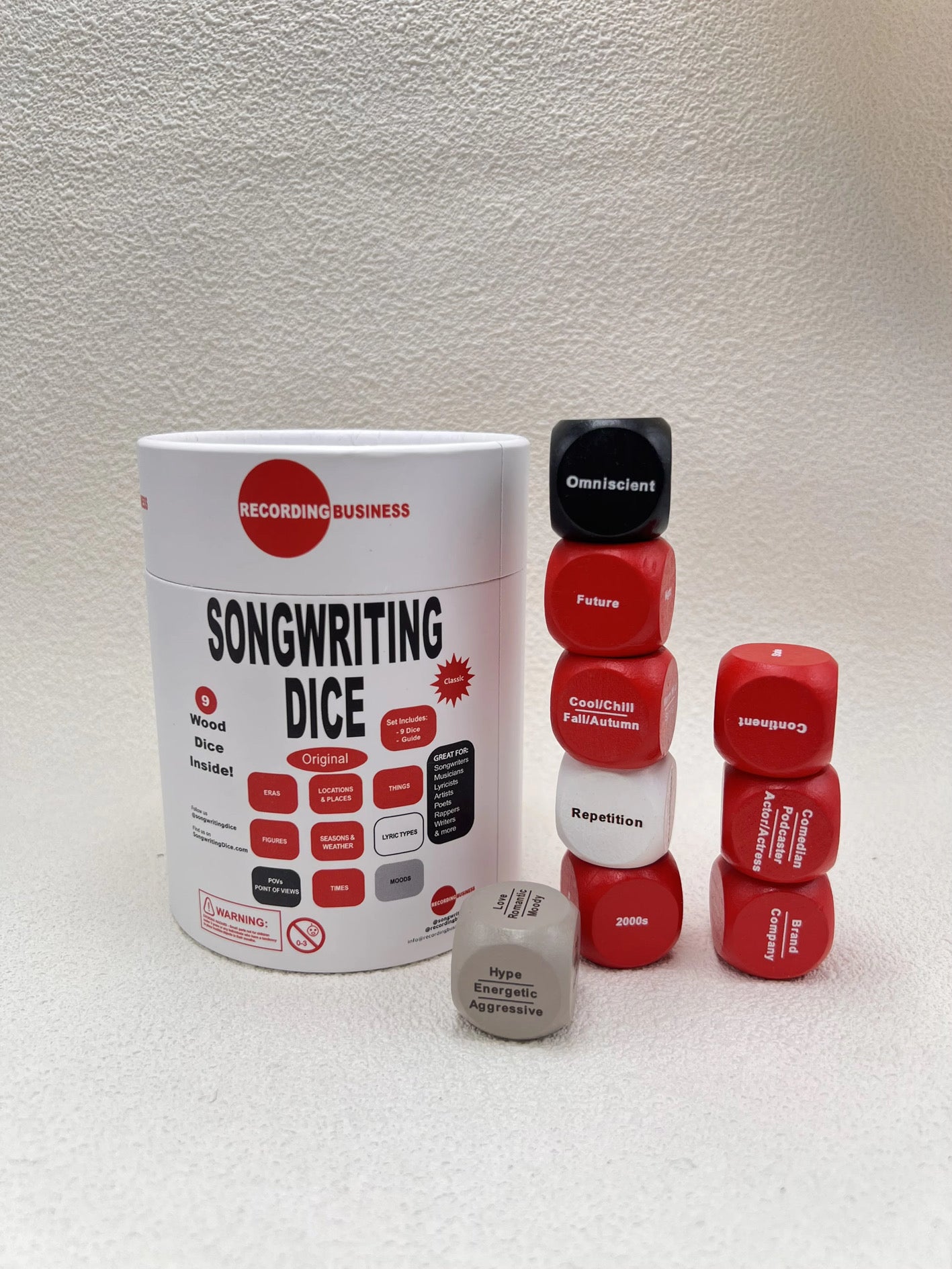 Songwriting Dice: 9 Songwriting Dice for All Genres