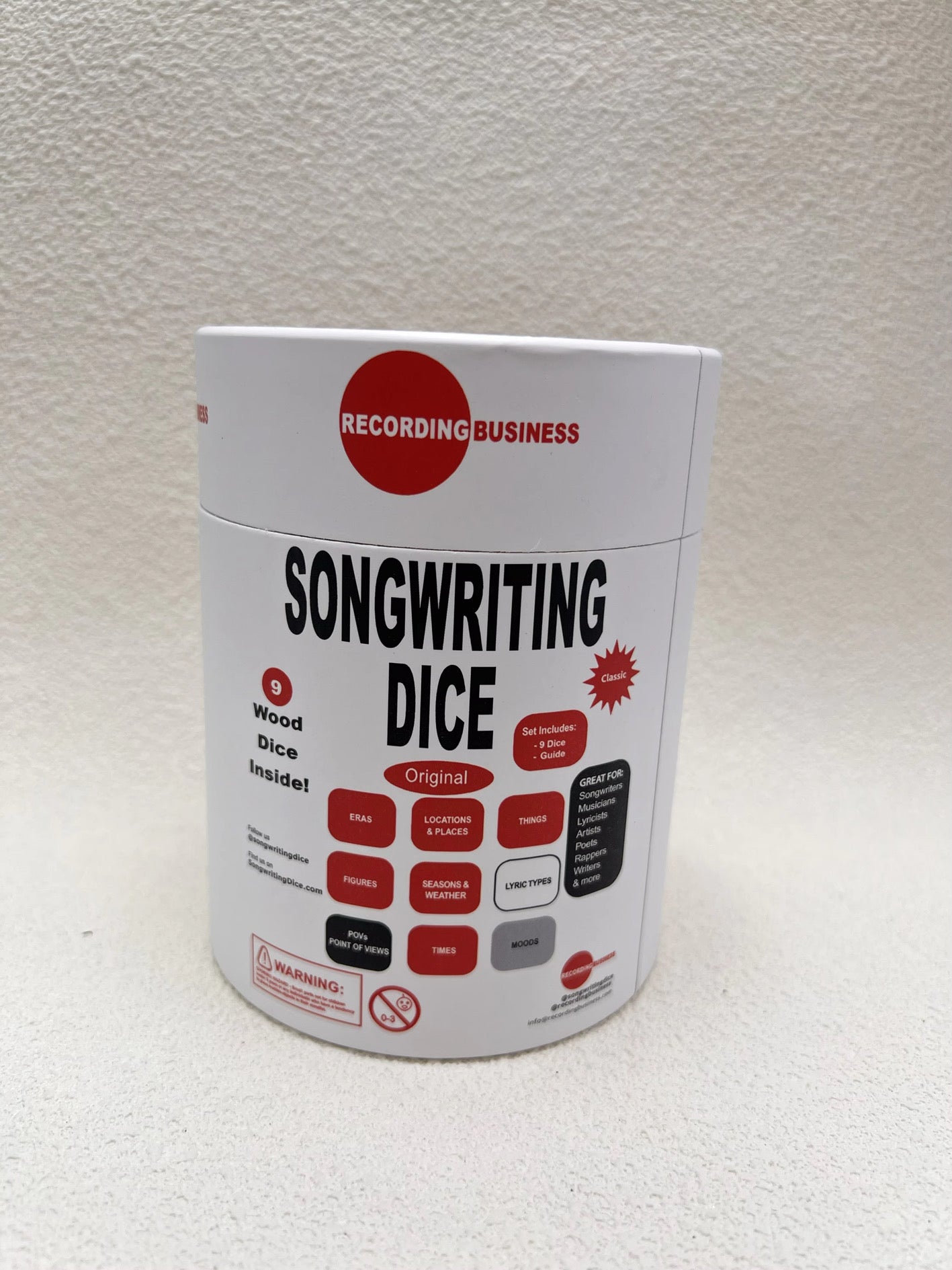Songwriting Dice: 9 Songwriting Dice for All Genres