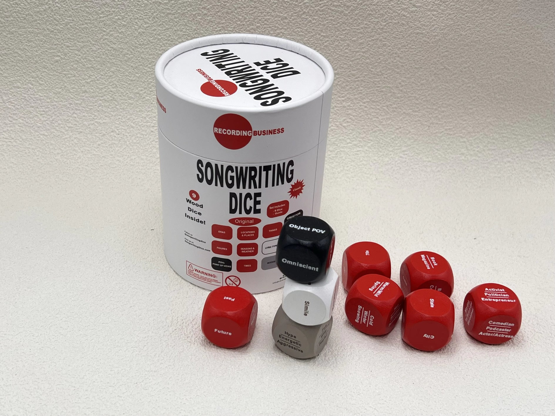 Songwriting Dice: 9 Songwriting Dice for All Genres