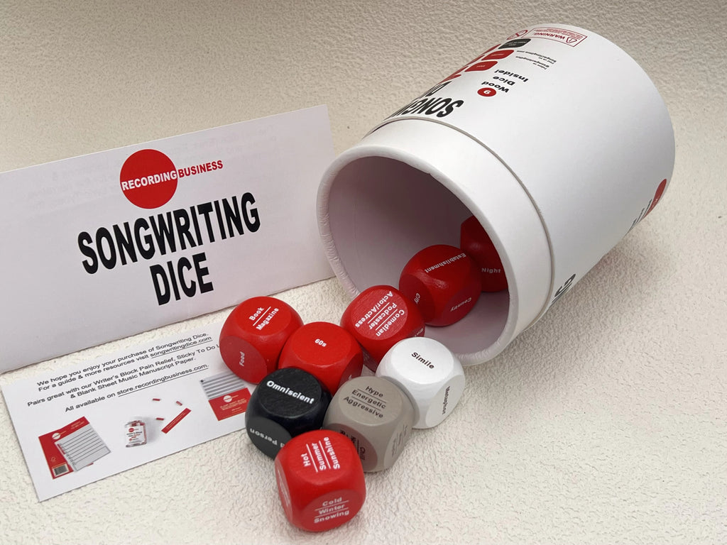 Songwriting Dice: 9 Songwriting Dice for All Genres