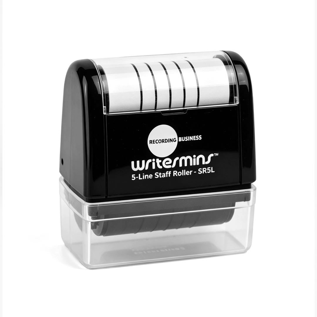 Writermins Self-Inking 5-Line Sheet Music Staff Roller