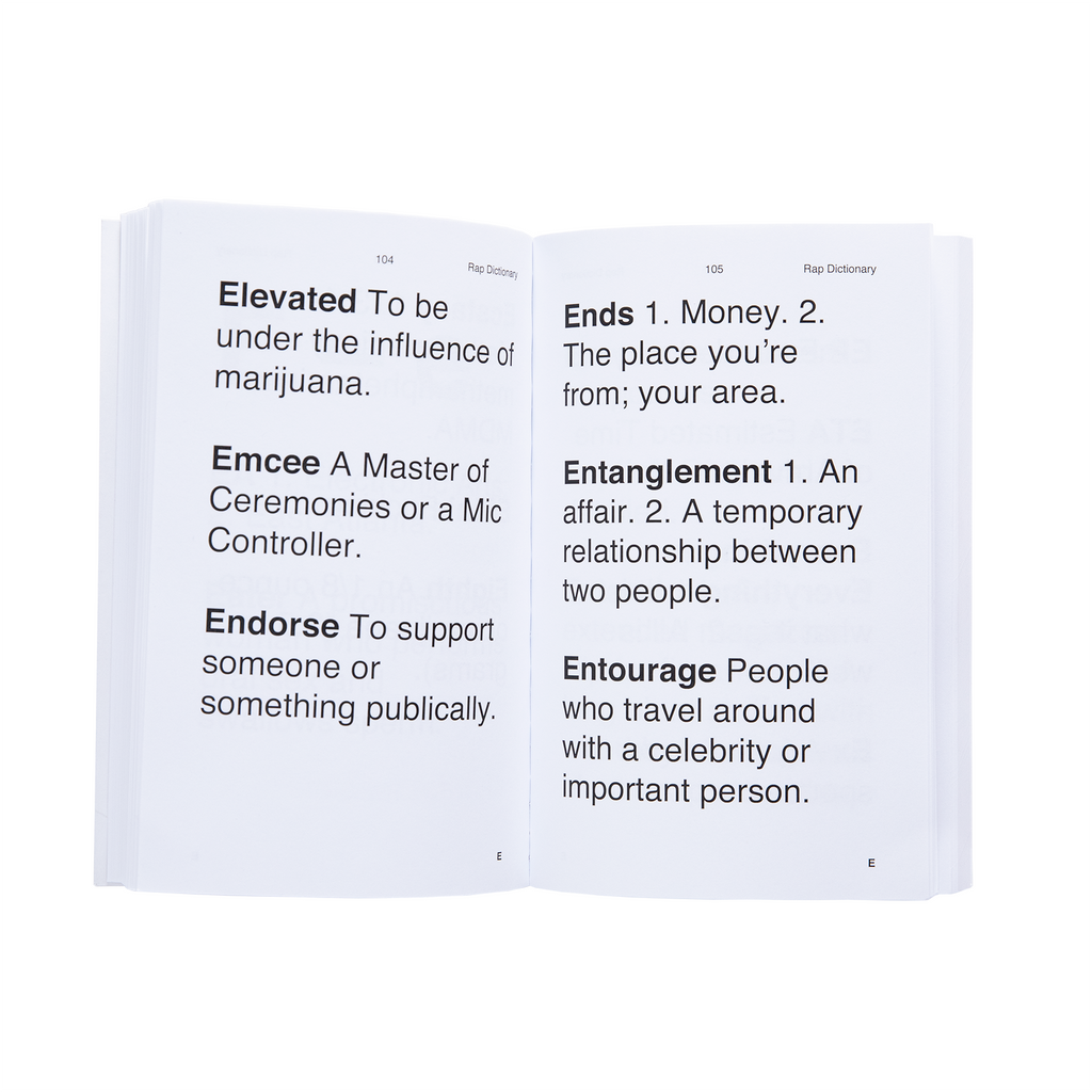 Rap Dictionary: An A-Z Guide to Rap/Hip-Hop (1st Edition)