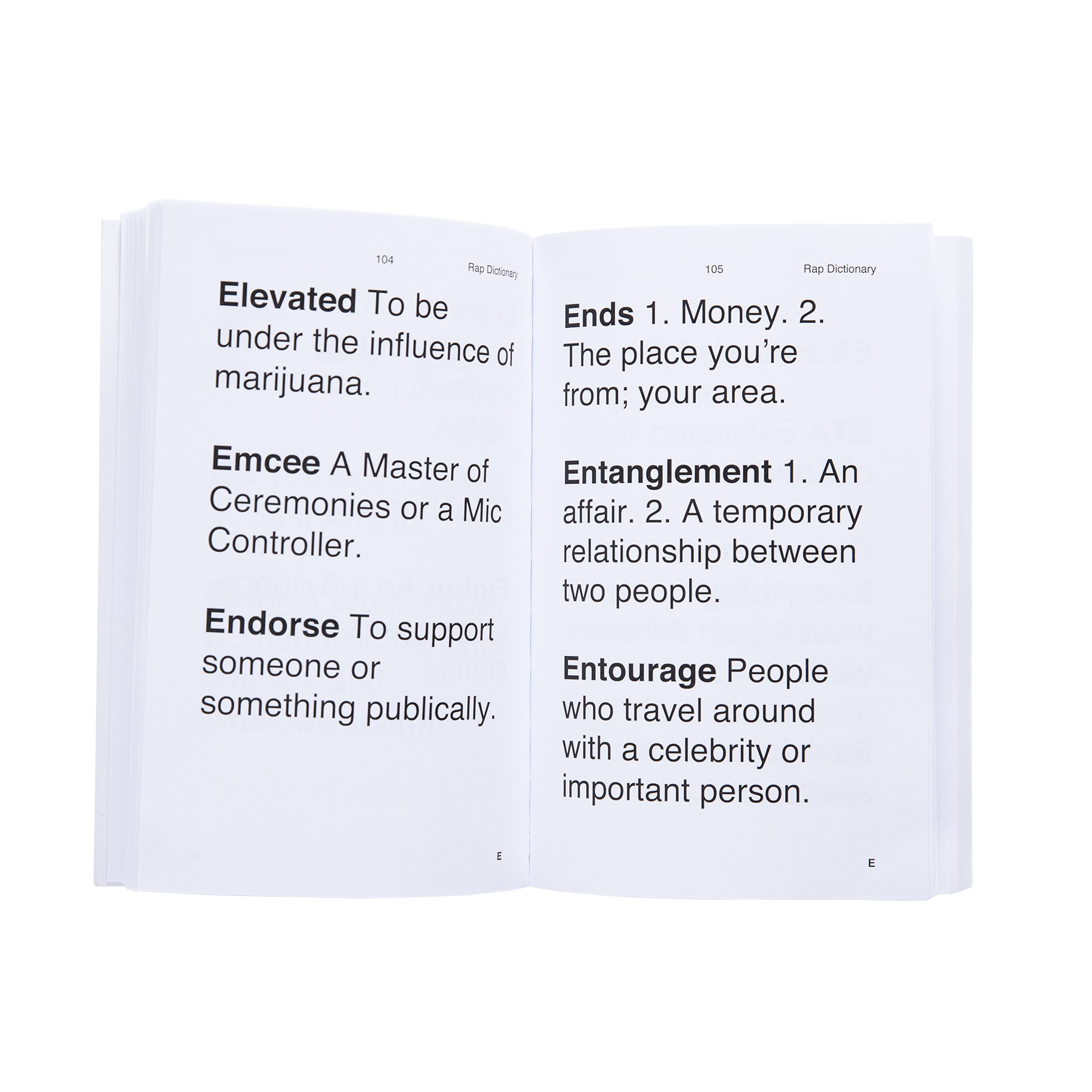 Rap Dictionary: An A-Z Guide to Rap/Hip-Hop (1st Edition)