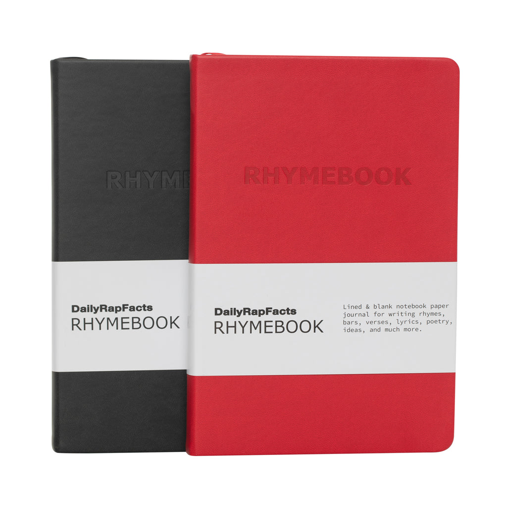 RHYMEBOOK: Songwriting Notebook Journal (Red)