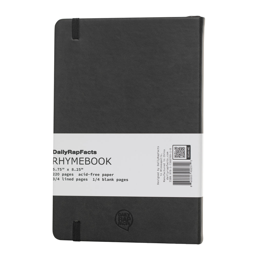 RHYMEBOOK: Songwriting Notebook Journal (Red)