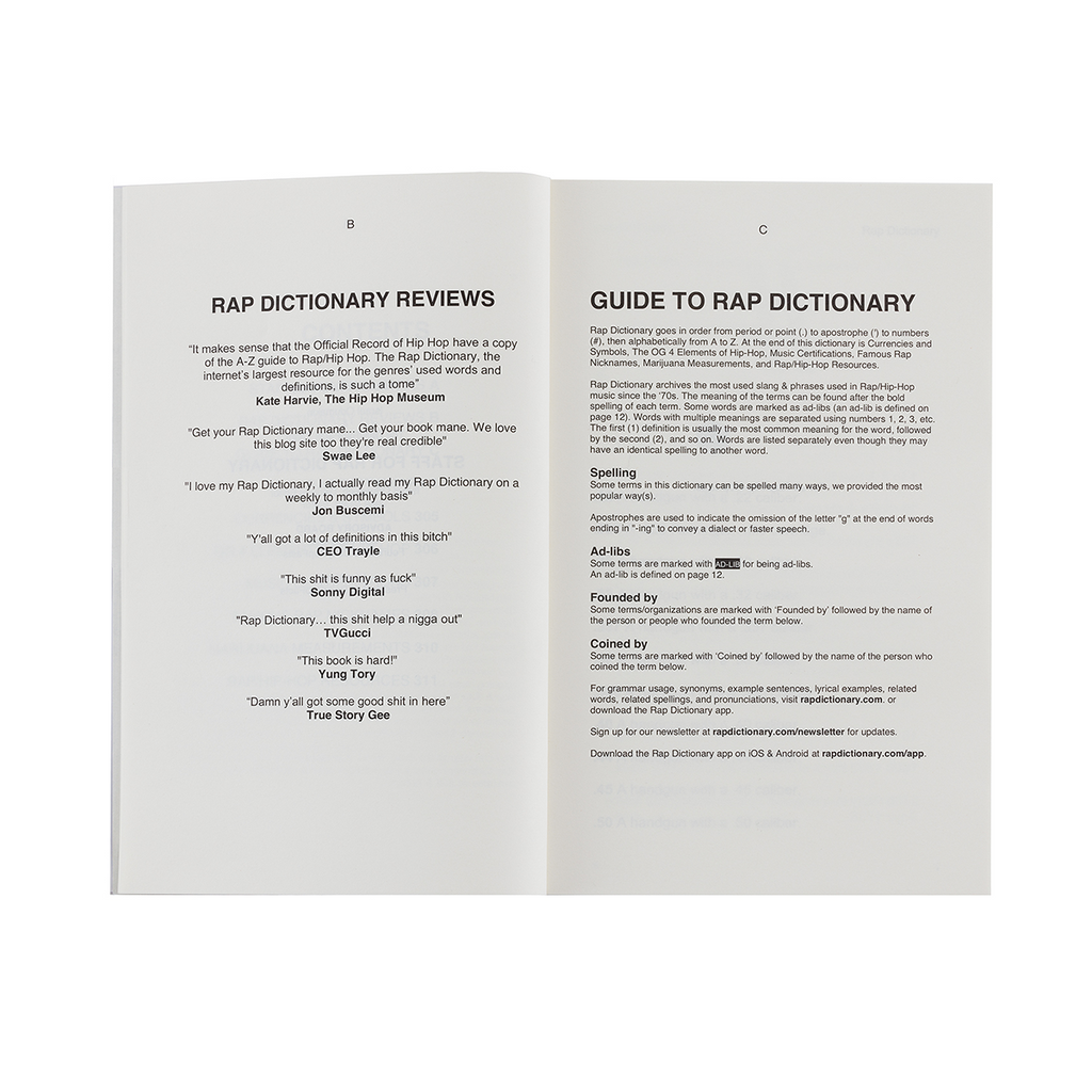 Rap Dictionary: An A-Z Guide to Rap/Hip-Hop (2nd Edition)