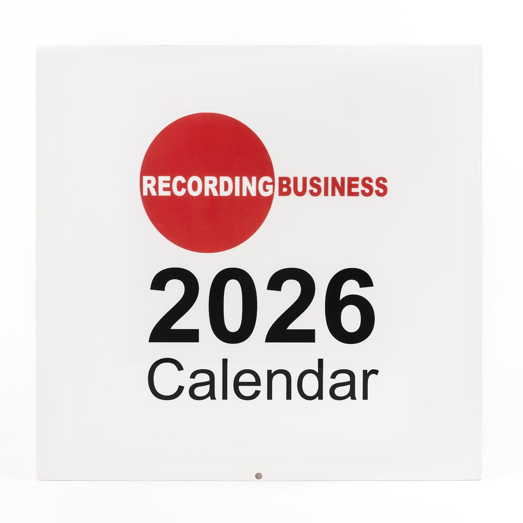 Recording Business 2026 Calendar