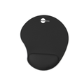 Memory Foam Mousepad with Wrist Rest (Black)