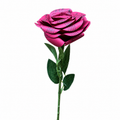 Handmade Sheet Music Rose Paper Flowers (Dark Pink)