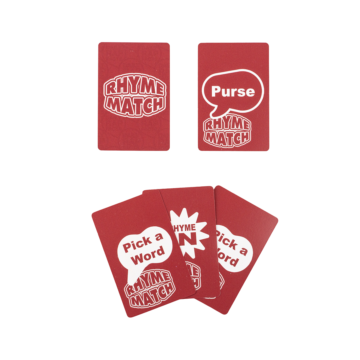 Rhyme Match Rap Dictionary/Slang Edition Game Cards