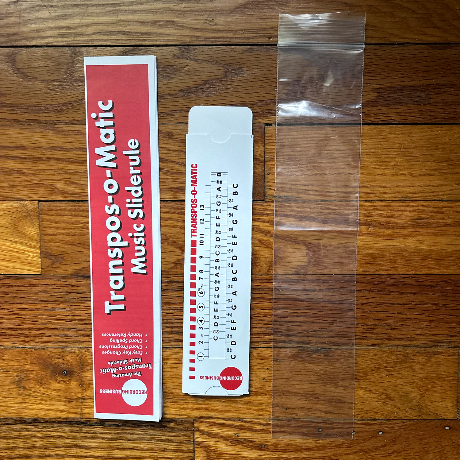 Transpos-O-Matic Music Slide Rule