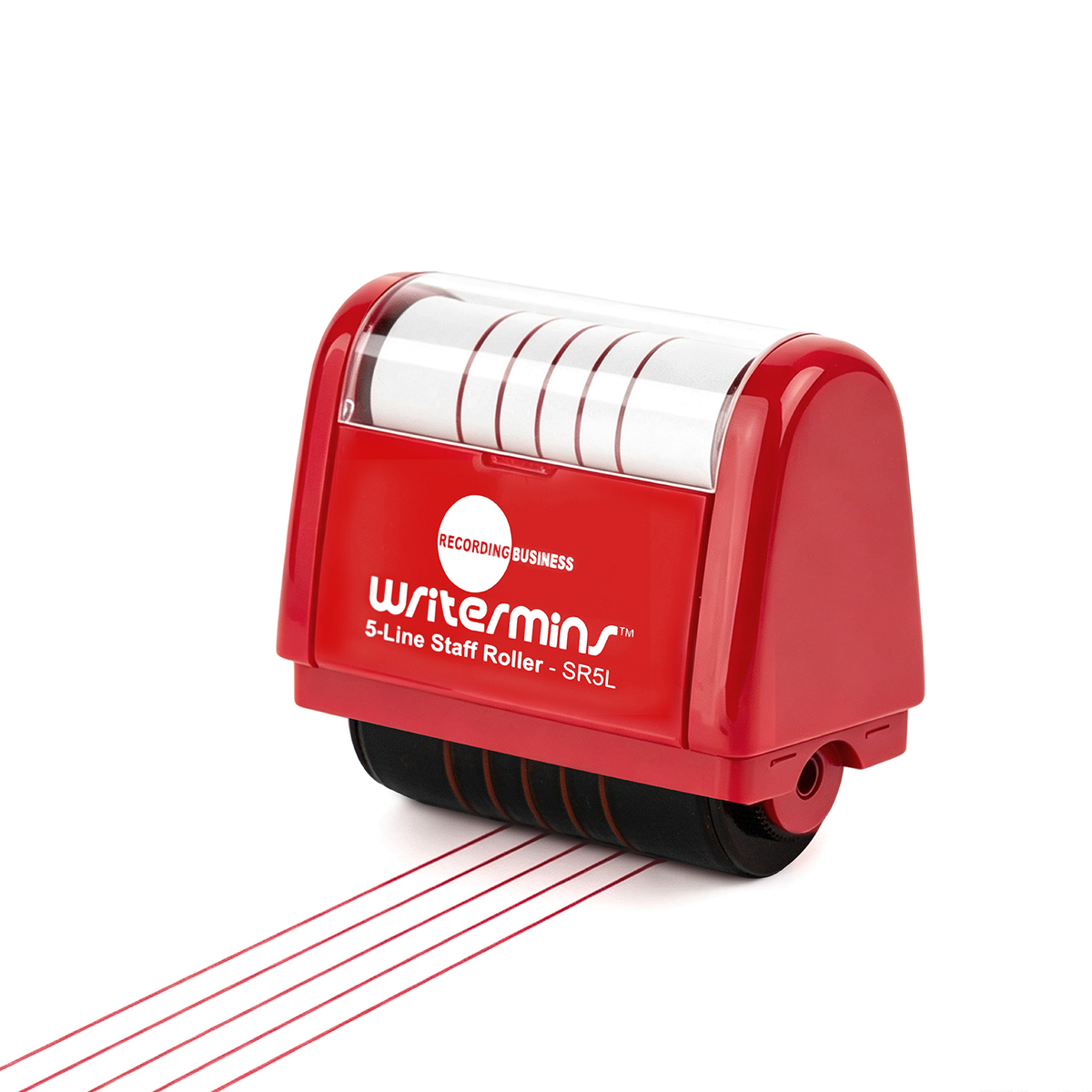 Writermins Self-Inking 5-Line Sheet Music Staff Roller
